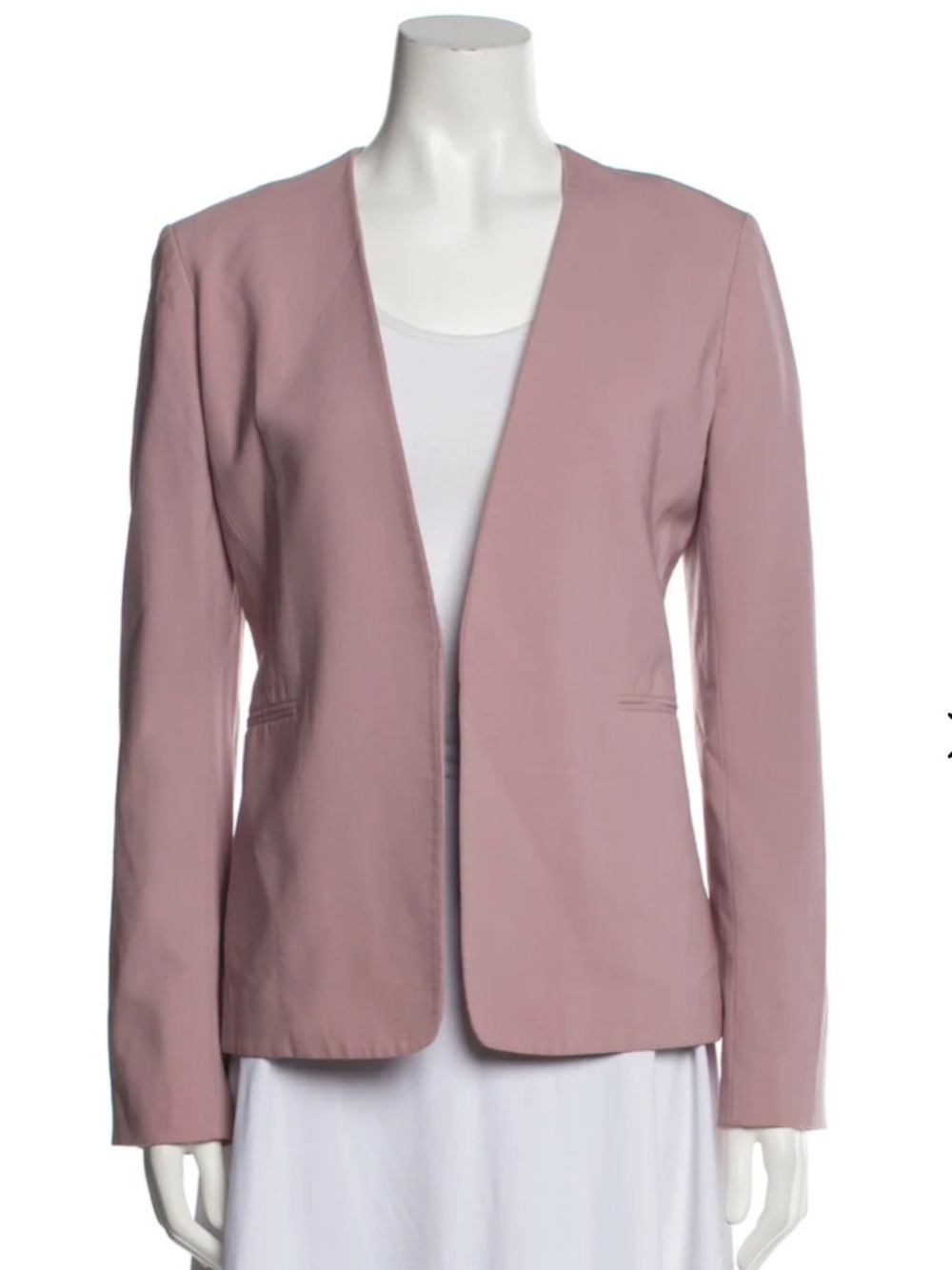 Theory Mauve Virgin Wool Blazer, Size 4
